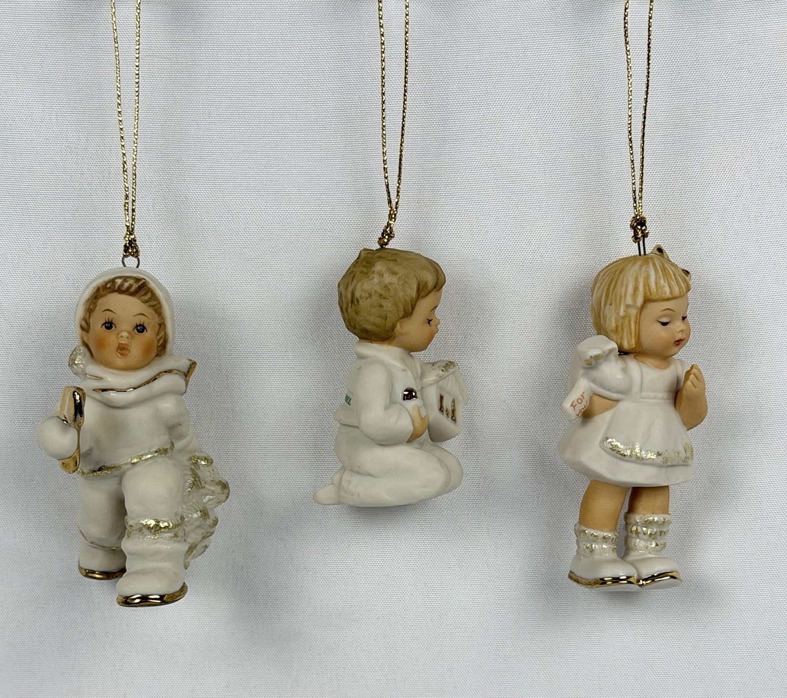 Goebel Berta Hummel 2002 Christmas Ornaments Studio Hummel Lot Of 3 VTG