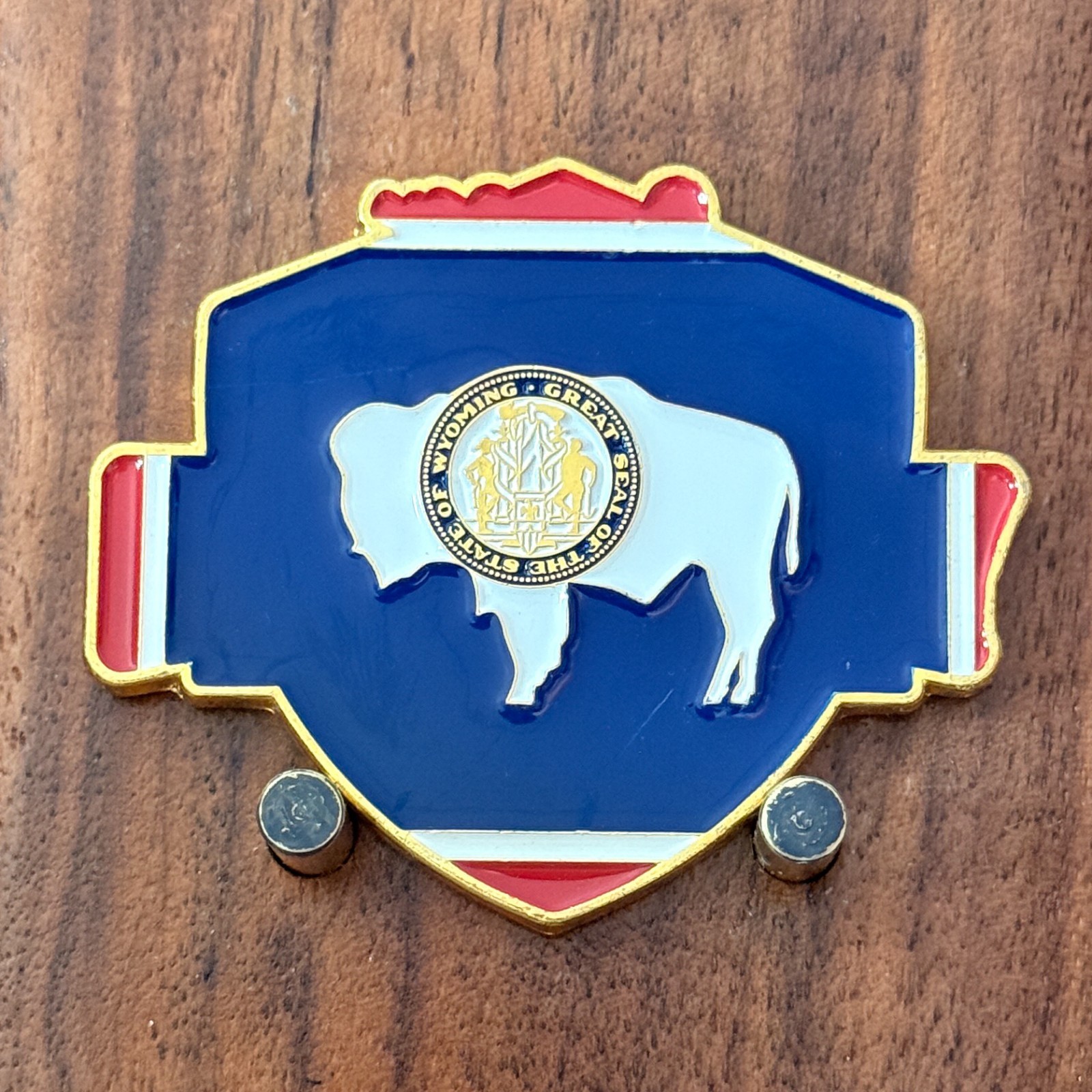 Yoder Fire Wildland Division Wyoming Bison Double Sided Challenge Coin  M#37