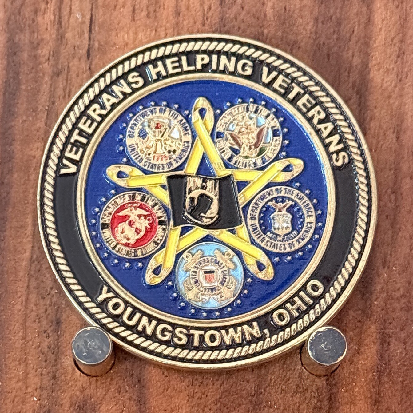 DAV Chapter 2 Youngstown Ohio Veterans Helping Veterans Challenge Coin  W#20