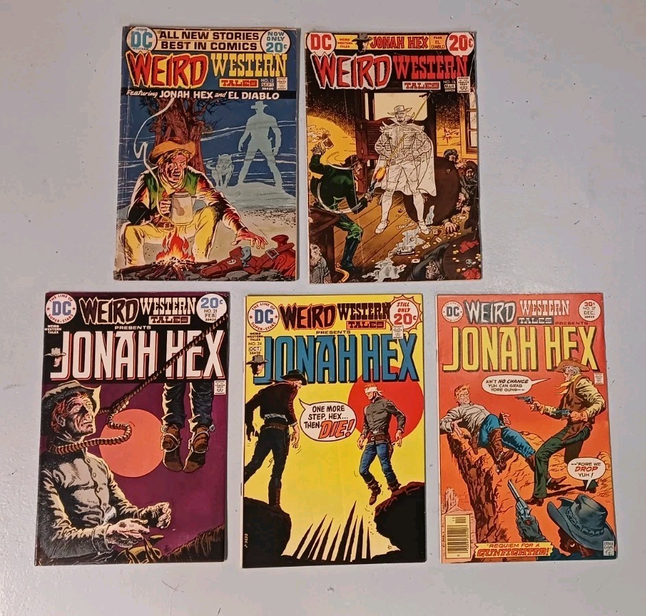 WEIRD WESTERN TALES Jonah Hex Issues 13, 16, 21, 24, 37 DC Comics Low to Mid WEIRD WESTERN TALES Jonah Hex Issues 13, 16, 21, 24, 37 DC Comics Low to Mid