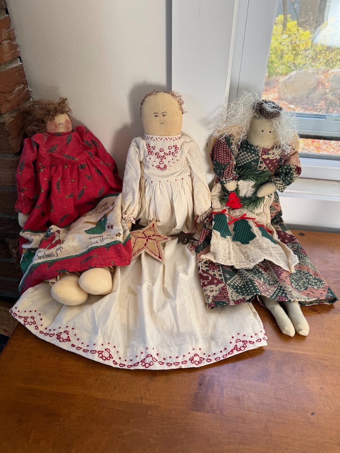 VTG Tender Heart Treasures Rag Doll Primitive Christmas Decor Country Holiday VTG Tender Heart Treasures Rag Doll Primitive Christmas Decor Country Holiday
