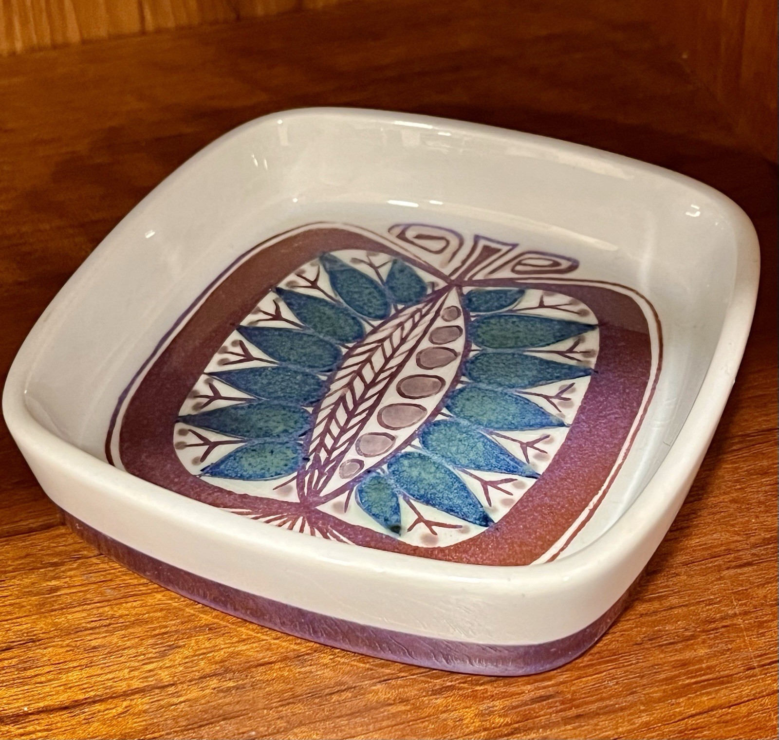 Vintage Beth Breyen Denmark Royal Copenhagen Tenera Fajance Dish 140/2882 MCM