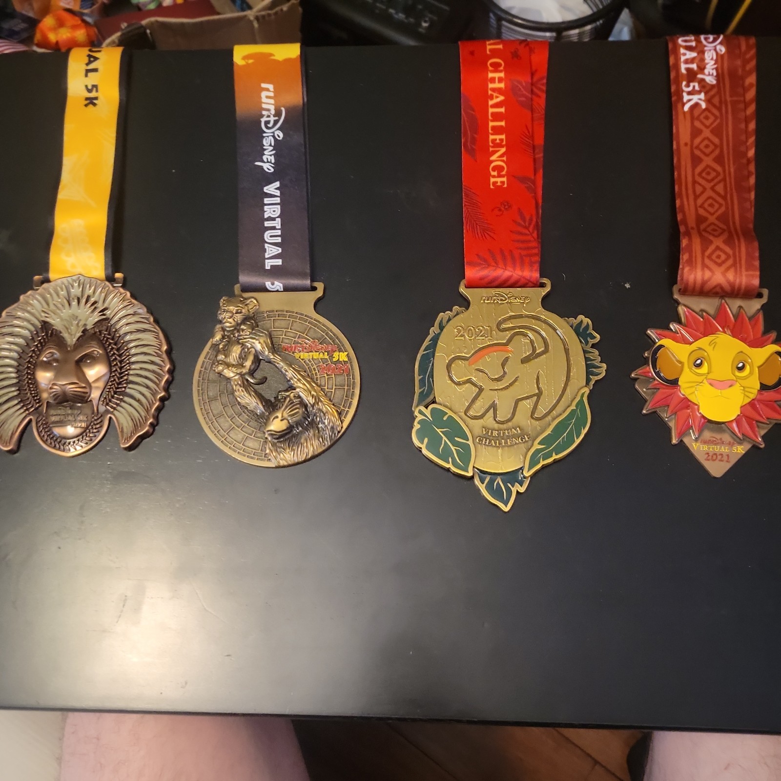 Run Disney 2021 The Lion King Virtual 5K Medal Set