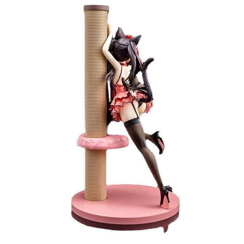 24CM Anime Cute Cat Girl Figure Model Statue Characters Doll PVC Toy  No Box