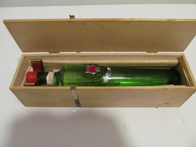 Vintage Johann Maria Farina Eau de Colongne in Wooden Box 1709