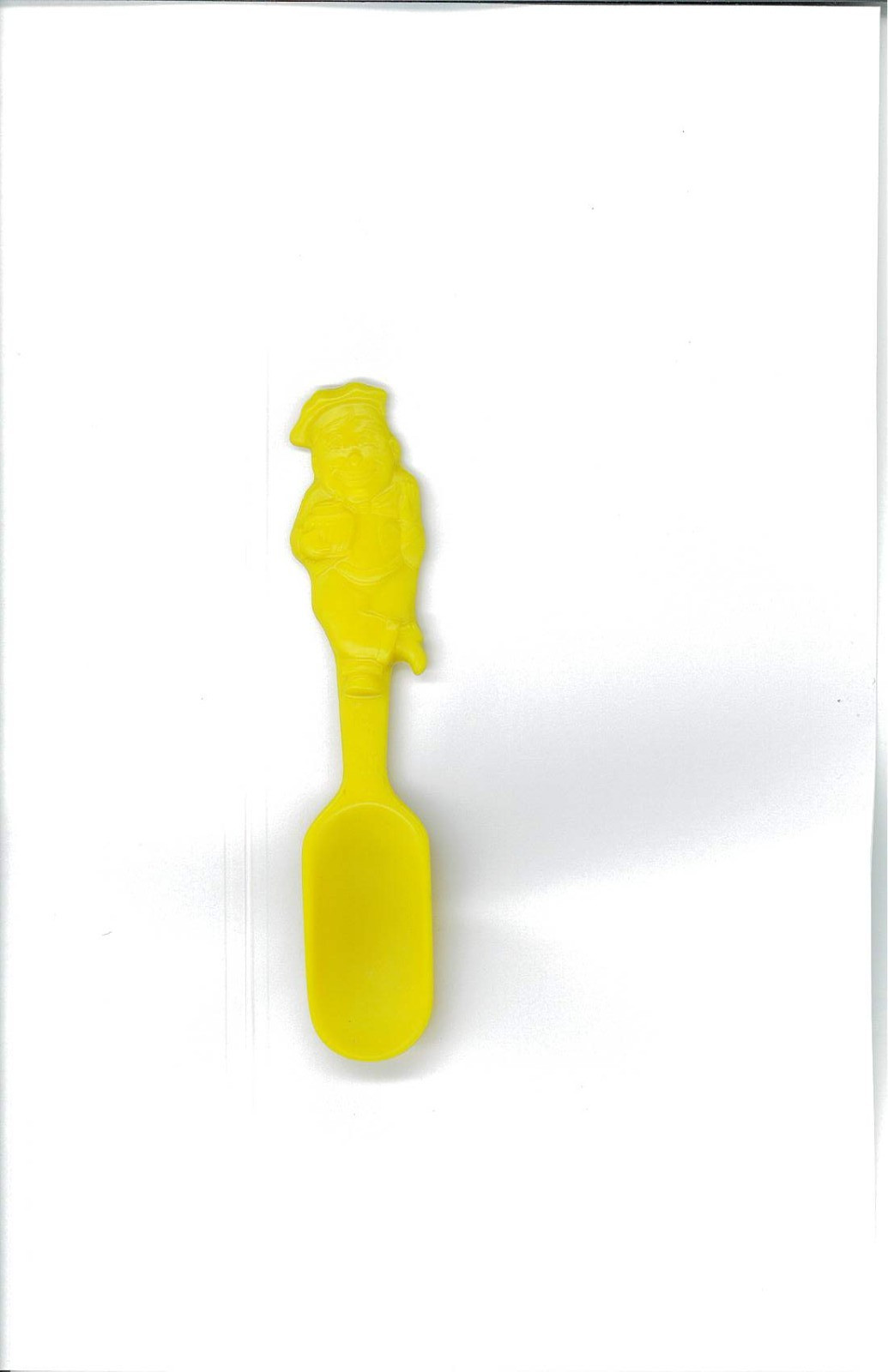 Vintage French’s Mustard HOT DAN yellow beetleware plastic mustard spoon V. Good