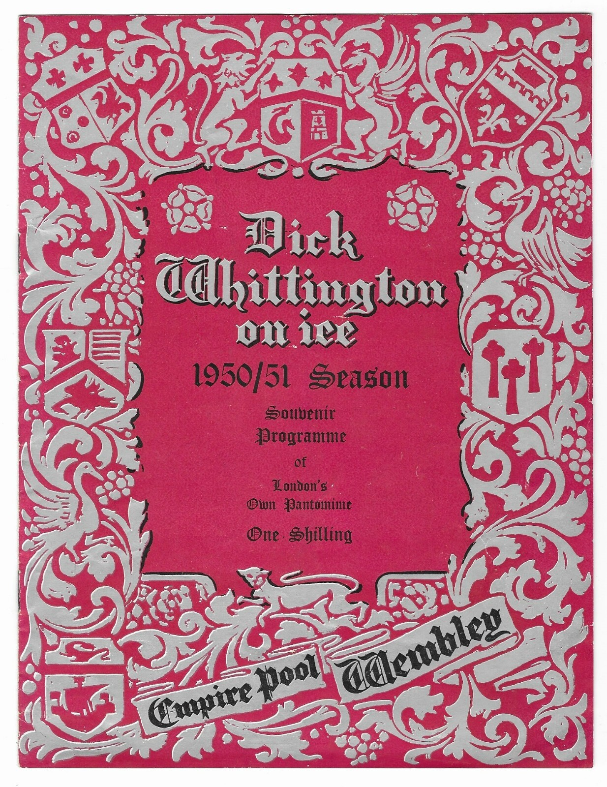 Dick Whittington On Ice Empire Pool Wembley London Souvenir Programme 1950-51