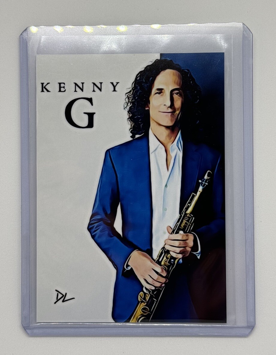 Kenny G Limited Edition Artist Signed “Jazz Legend” Trading Card 2/10