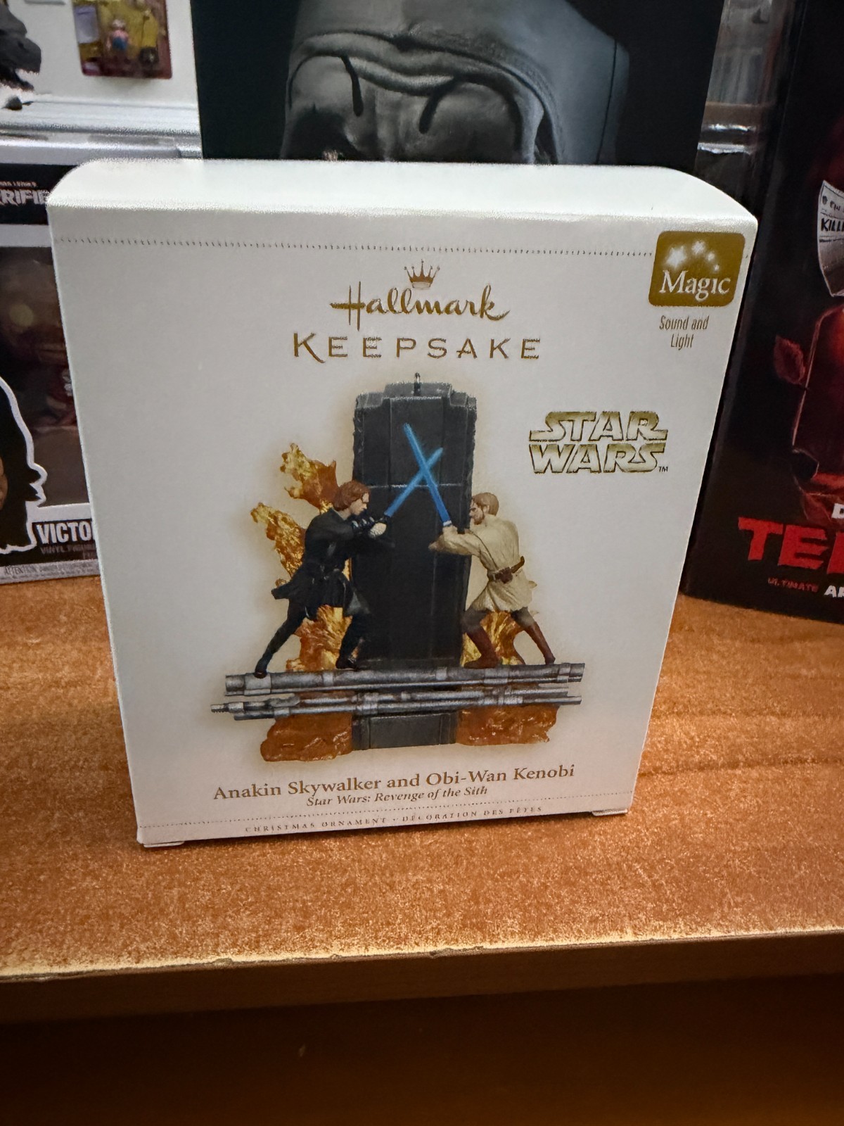 NEW 2006 Hallmark Keepsake Star Wars Anakin Skywalker & Obi-Wan Kenobi Ornament