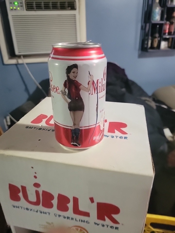 Old Milwaukee Pin-Up Series Beer Can Empty 12 oz EMPTY 