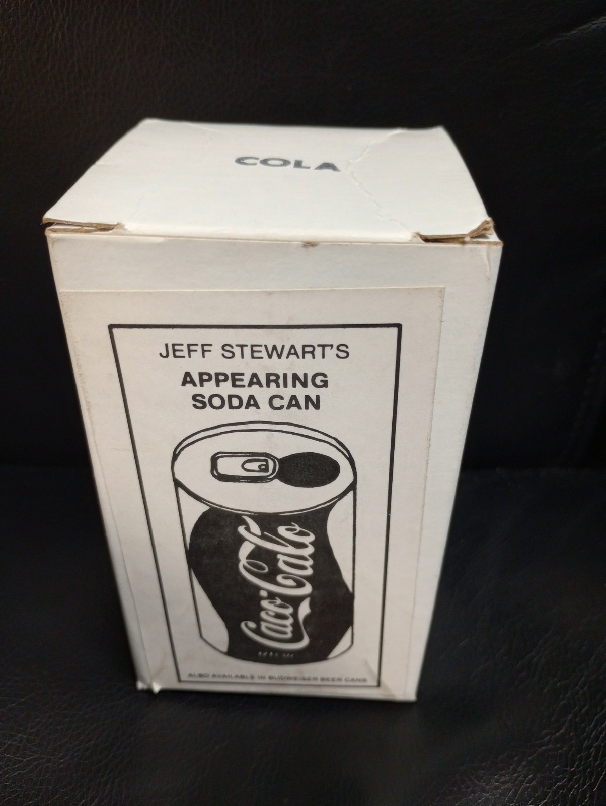 🔥RARE VTG Magic \'84 Jeff Stewart’s SODA CAN Trick New With Box Instructions 