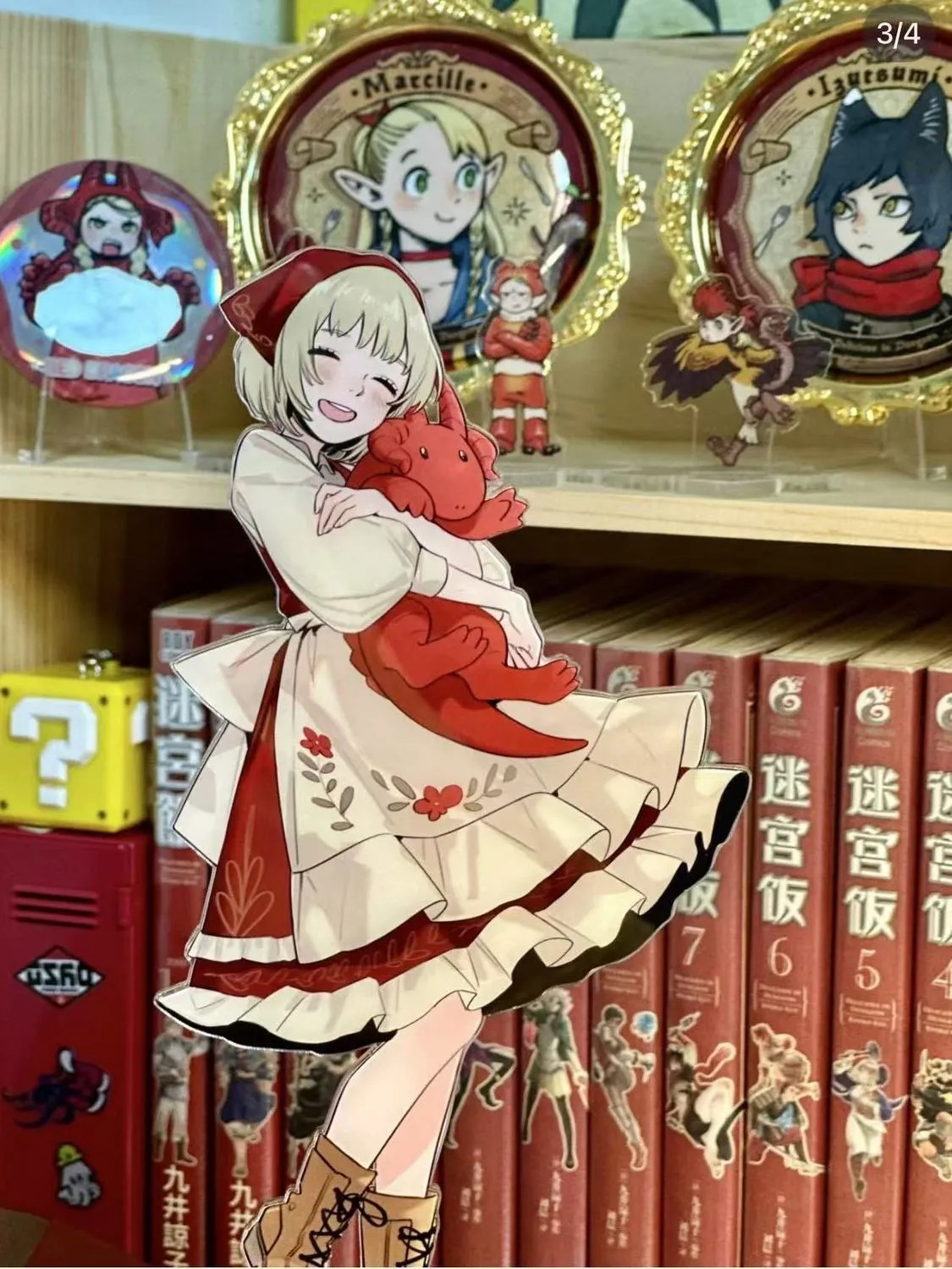 Anime Delicious In Dungeon Falin Touden Acrylic Stand Figure Desktop Ornament