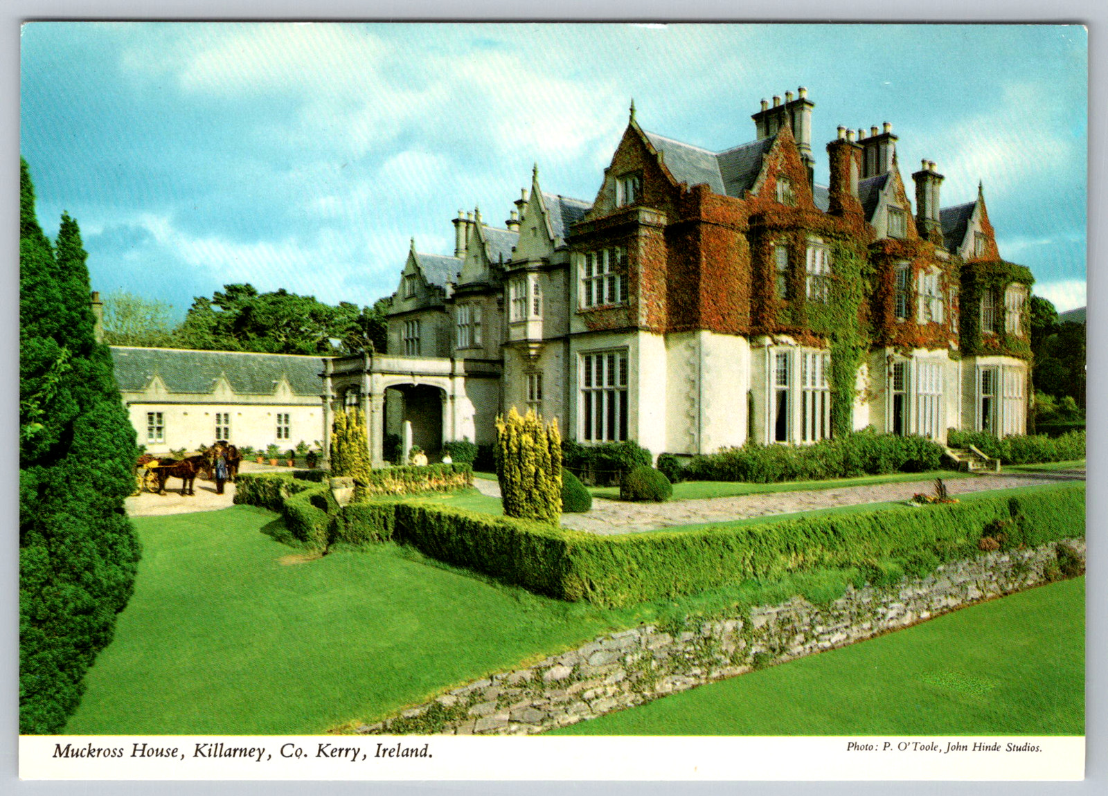 Muckross House Killarney Co. Kerry Ireland Vintage Postcard