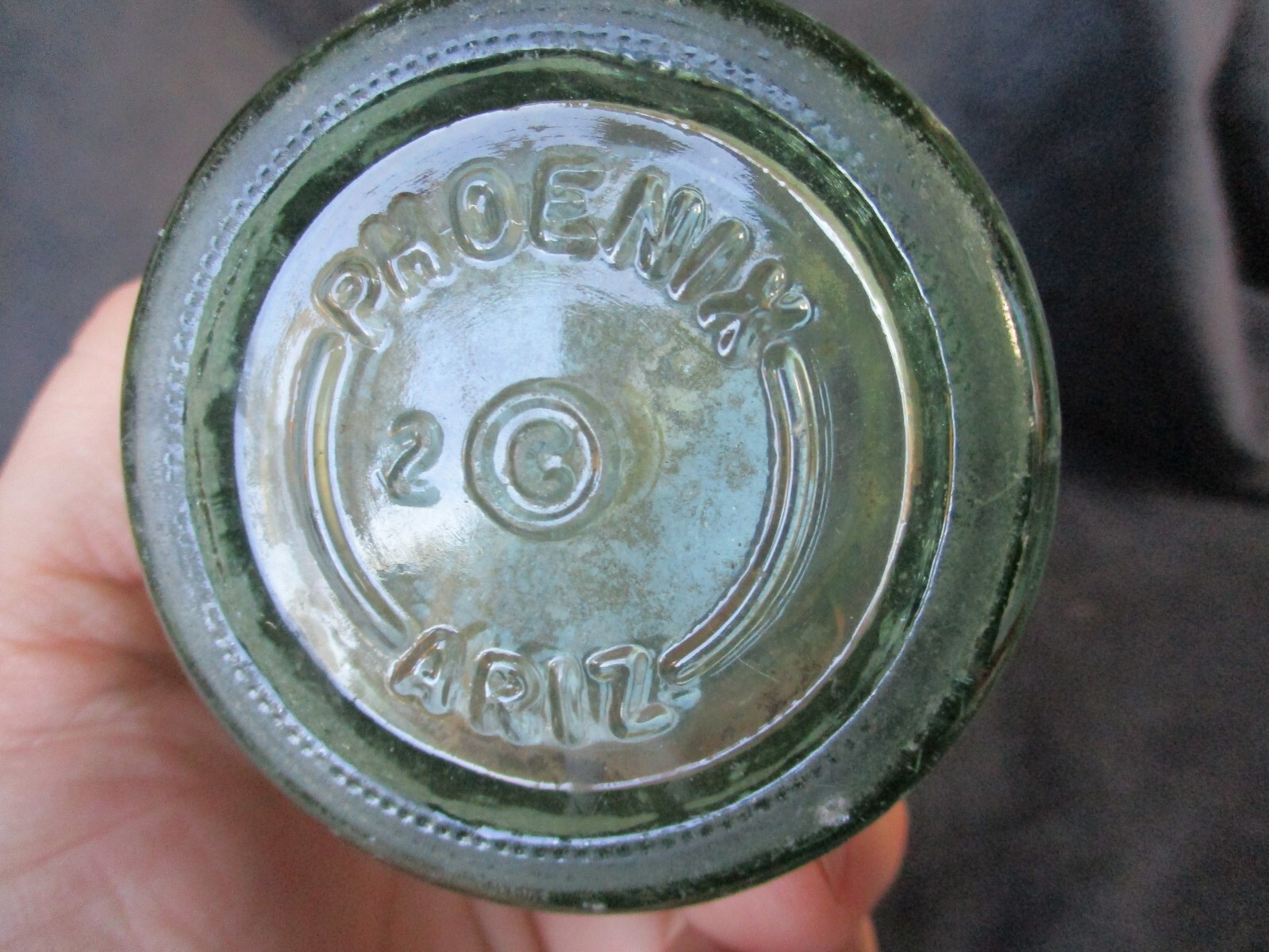 Vtg 1963 PHOENIX, AZ, 6 ½ oz Coke, Coca Cola Glass Soda