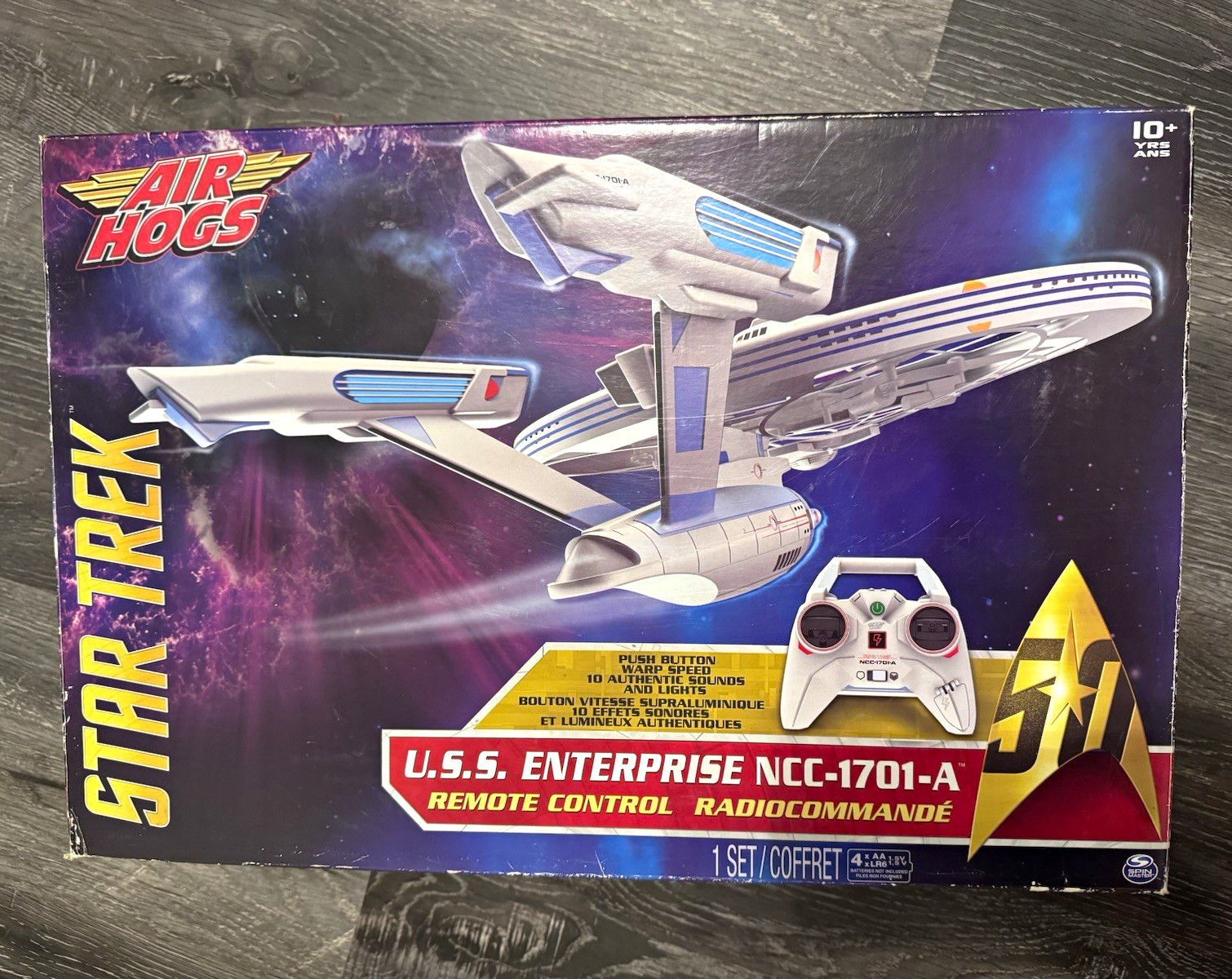 Air Hogs Star Trek U.S.S. Enterprise NCC-1701-A RC w/ Controller & USB