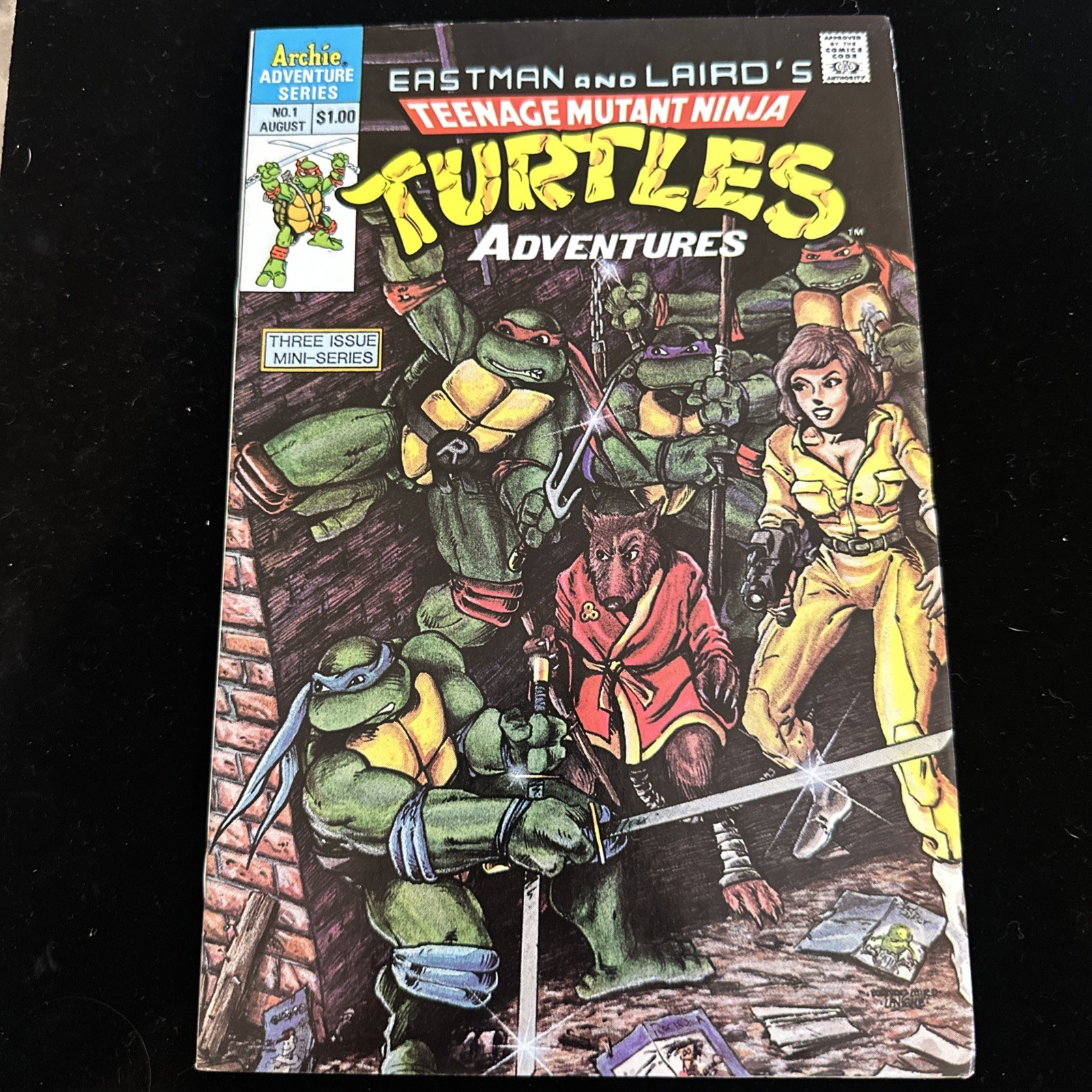 Teenage Mutant Ninja Turtles Adventures #1 (1988) Archie TMNT 🐢 VF/NM 9.0 Teenage Mutant Ninja Turtles Adventures #1 (1988) Archie TMNT 🐢 VF/NM 9.0