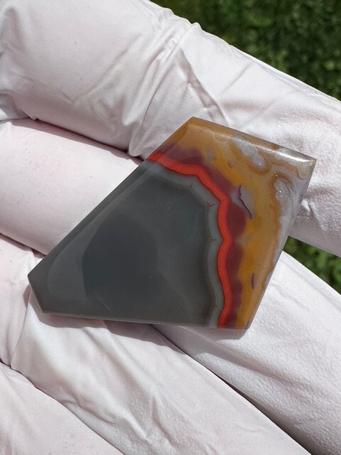 RARE ( 59 ct. ) Kentucky Agate Designer Cabochon from Estill County, Kentucky
