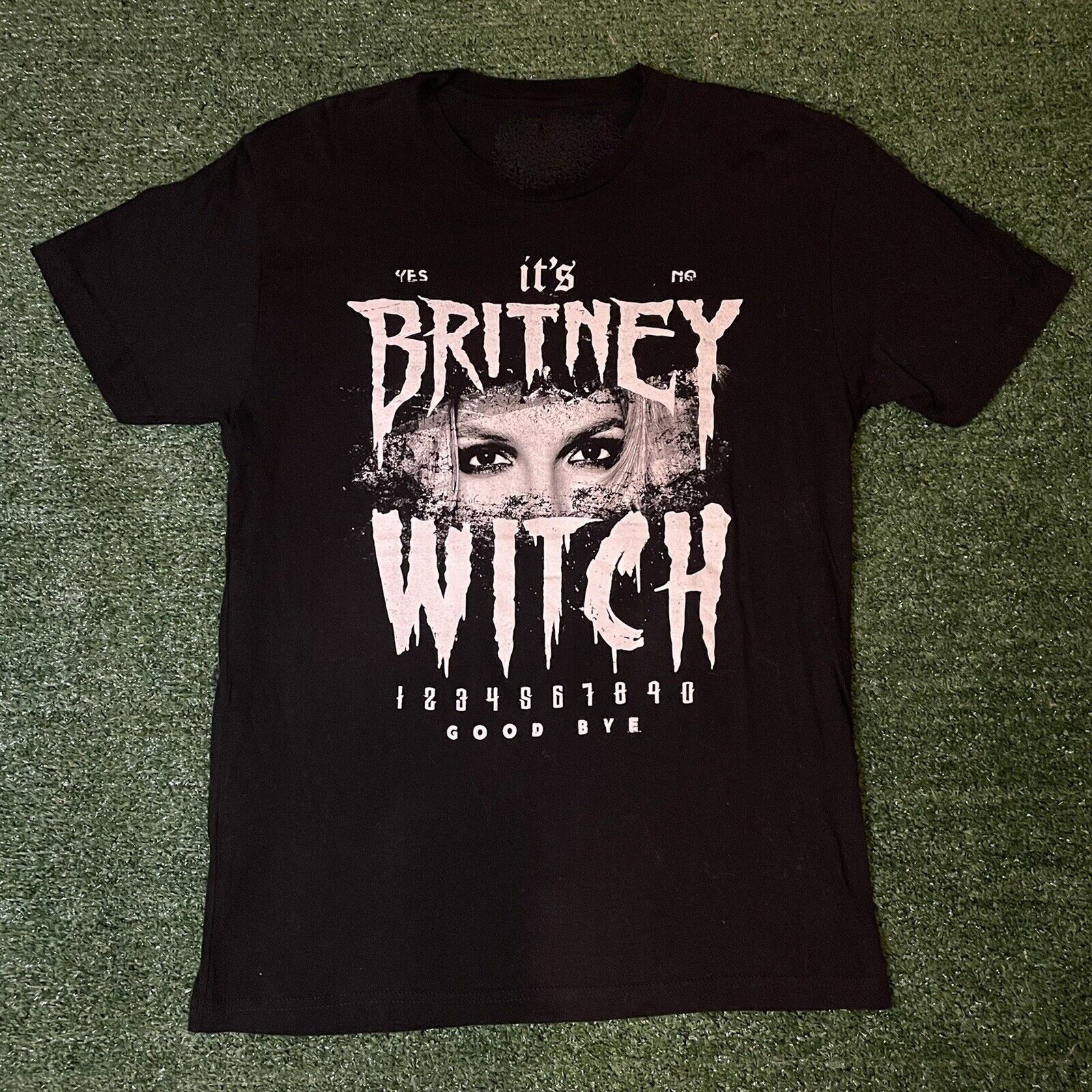 Vintage Britney Spears Witch Shirt Tour Cotton Unisex All Size Black Shirt NP442