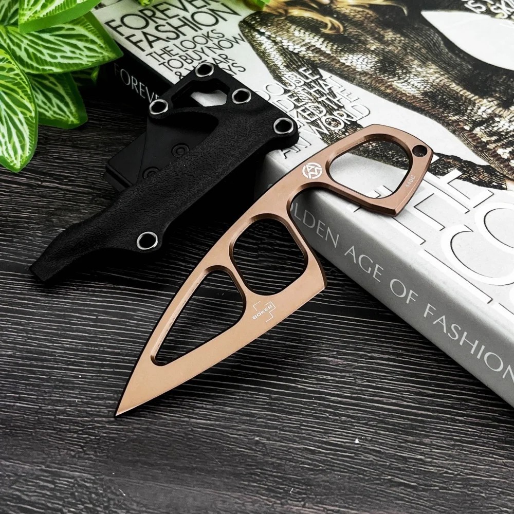 440C Steel Tactical Fixed Blade Knife EDC Pocket Knife + Sheath 440C Steel Tactical Fixed Blade Knife EDC Pocket Knife + Sheath