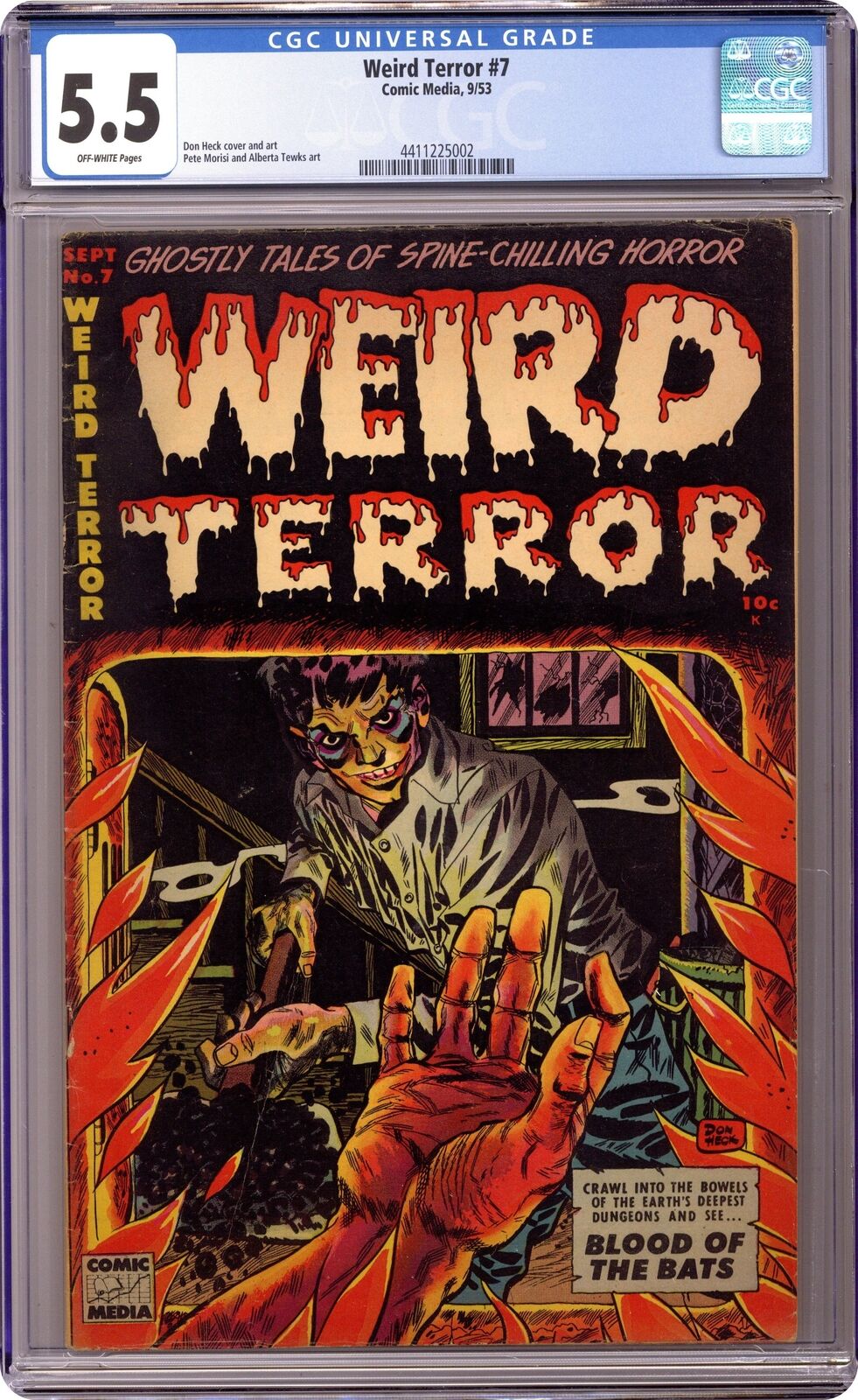 Weird Terror #7 CGC 5.5 1953 4411225002