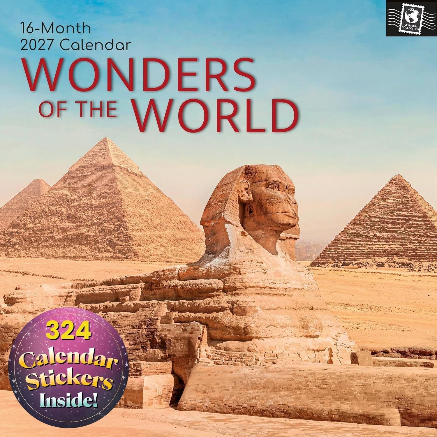 2027 Square Wall Calendar- Wonders of the World 12 x 12 Inch, 16-Month 2027 Square Wall Calendar- Wonders of the World 12 x 12 Inch, 16-Month