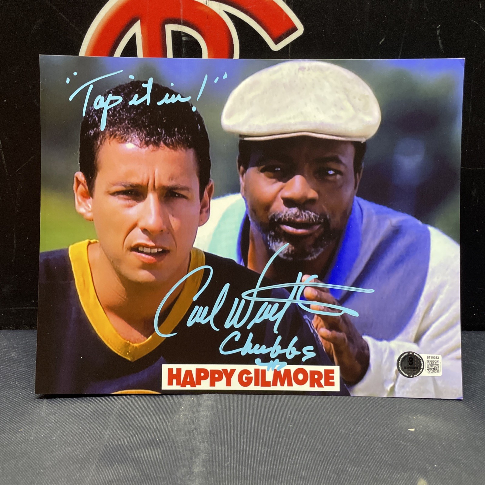 Carl Weathers Autographed Happy Gilmore Inscribed 8x10 Photo Beckett BAS