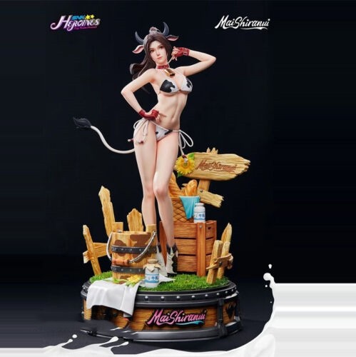 Unique Art King of Fighters Mai Shiranui Resin Statue in stock 1/4 COW Bikini Unique Art King of Fighters Mai Shiranui Resin Statue in stock 1/4 COW Bikini