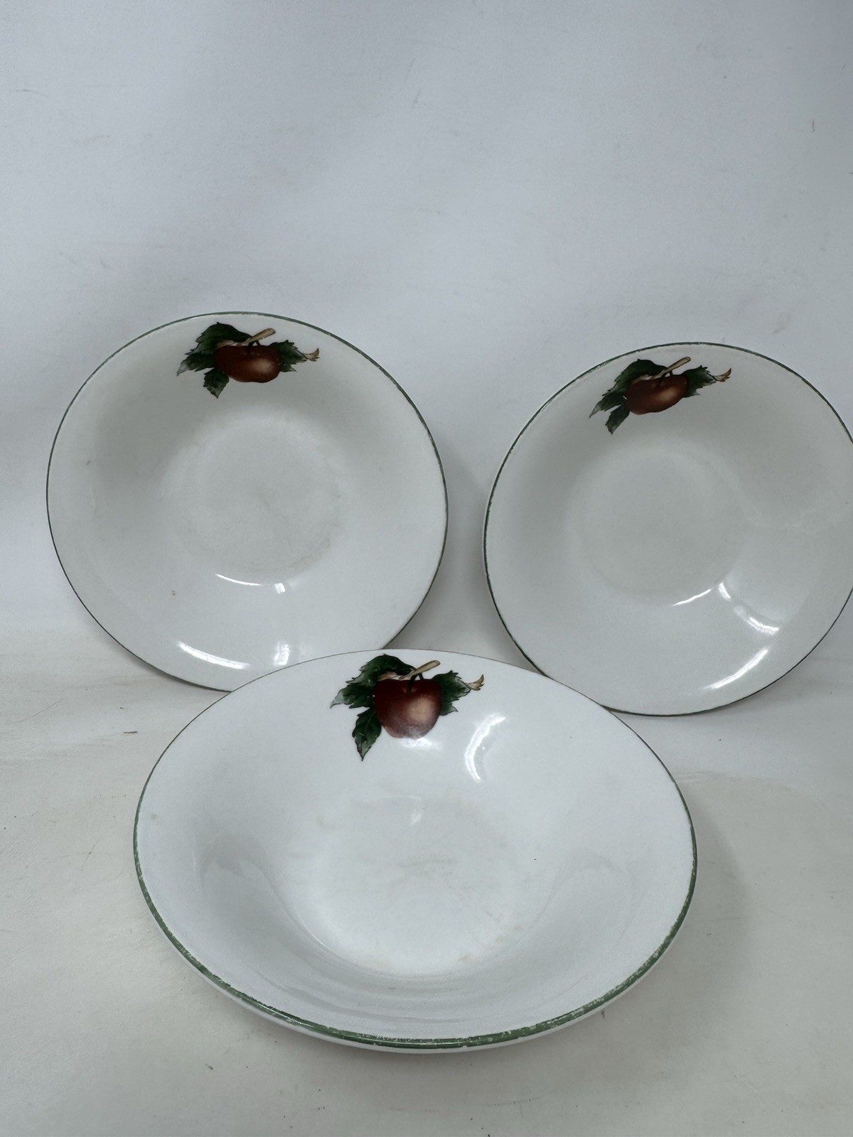 Citation The Cades Cove Collection Soup Bowl Set of 3 Vintage 7.5” apples