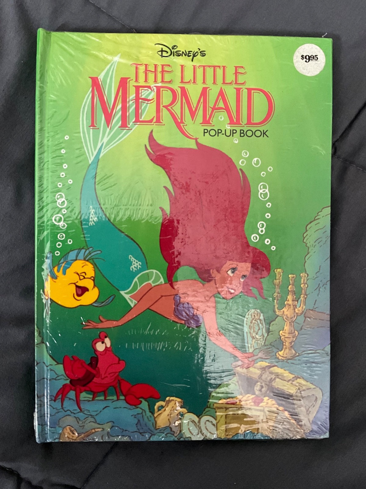 The Little Mermaid Pop-Up Book 1991 Walt Disney Vintage NEW SEALED RM