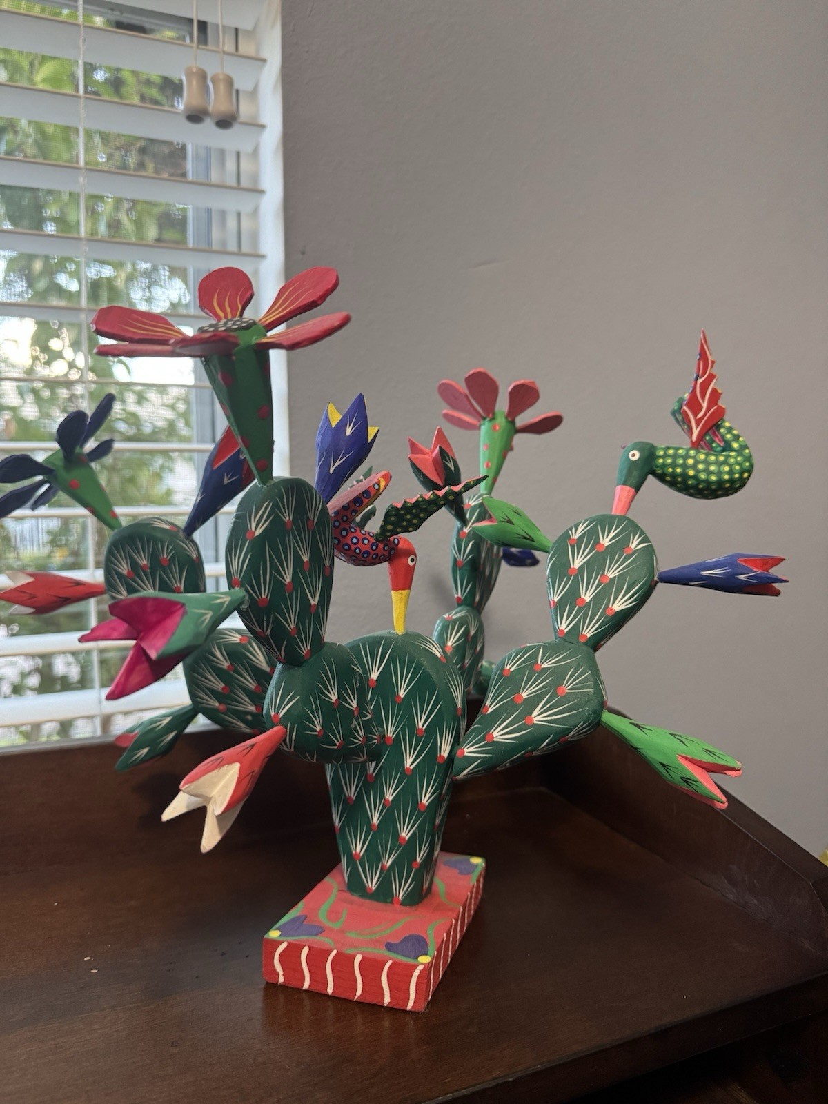 Mexican Folk Art Alebrije With Hummingbird