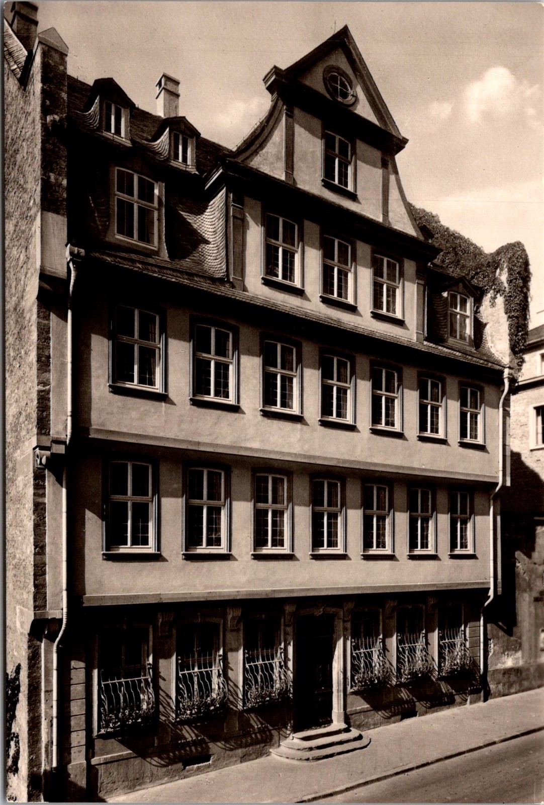 Goethehaus Frankfurt Am Main Exterior View Historic Real Photo RPPC Postcard
