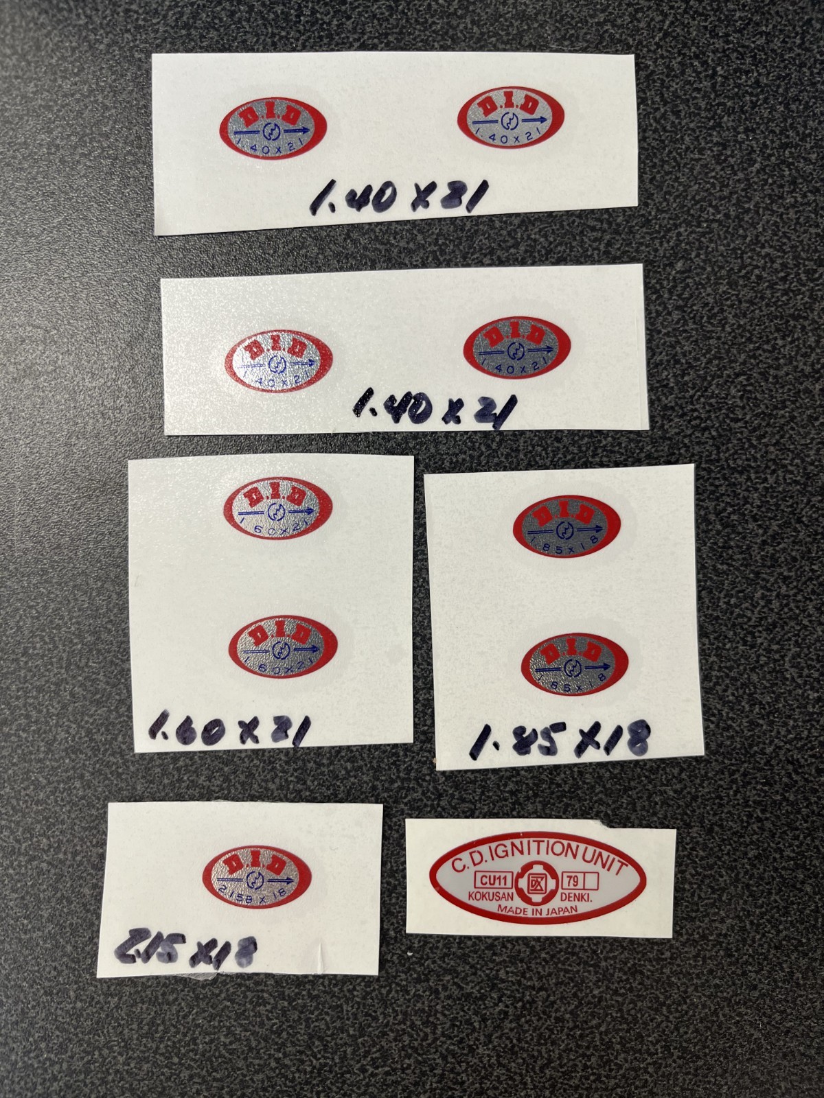 Vintage 1970\'s - 80s CR250 Elsinore stickers.