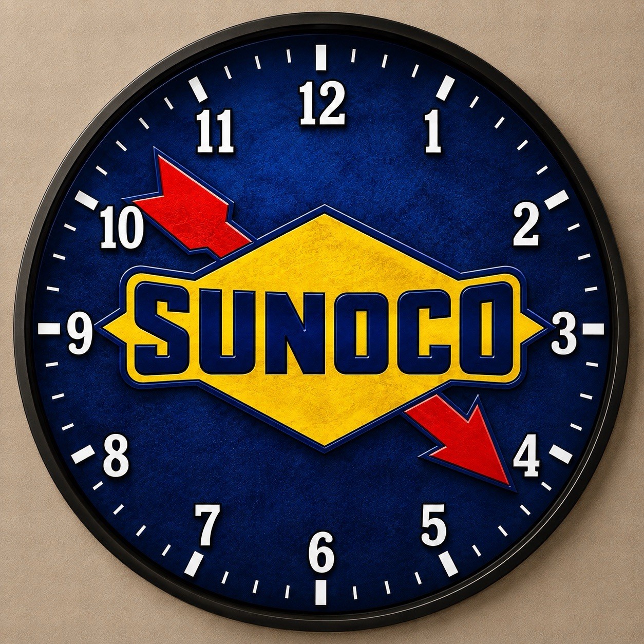 Sunoco Retro Wall Clock