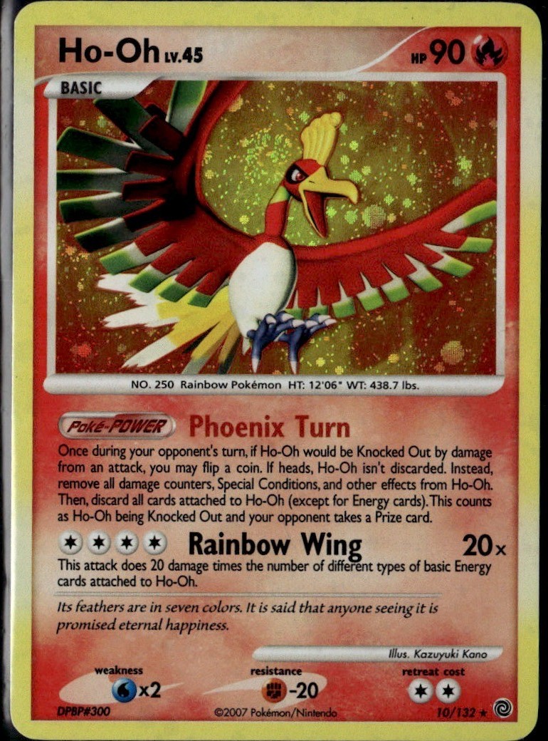 Ho-Oh Holo Holo Rare Secret Wonders 10/132 NM