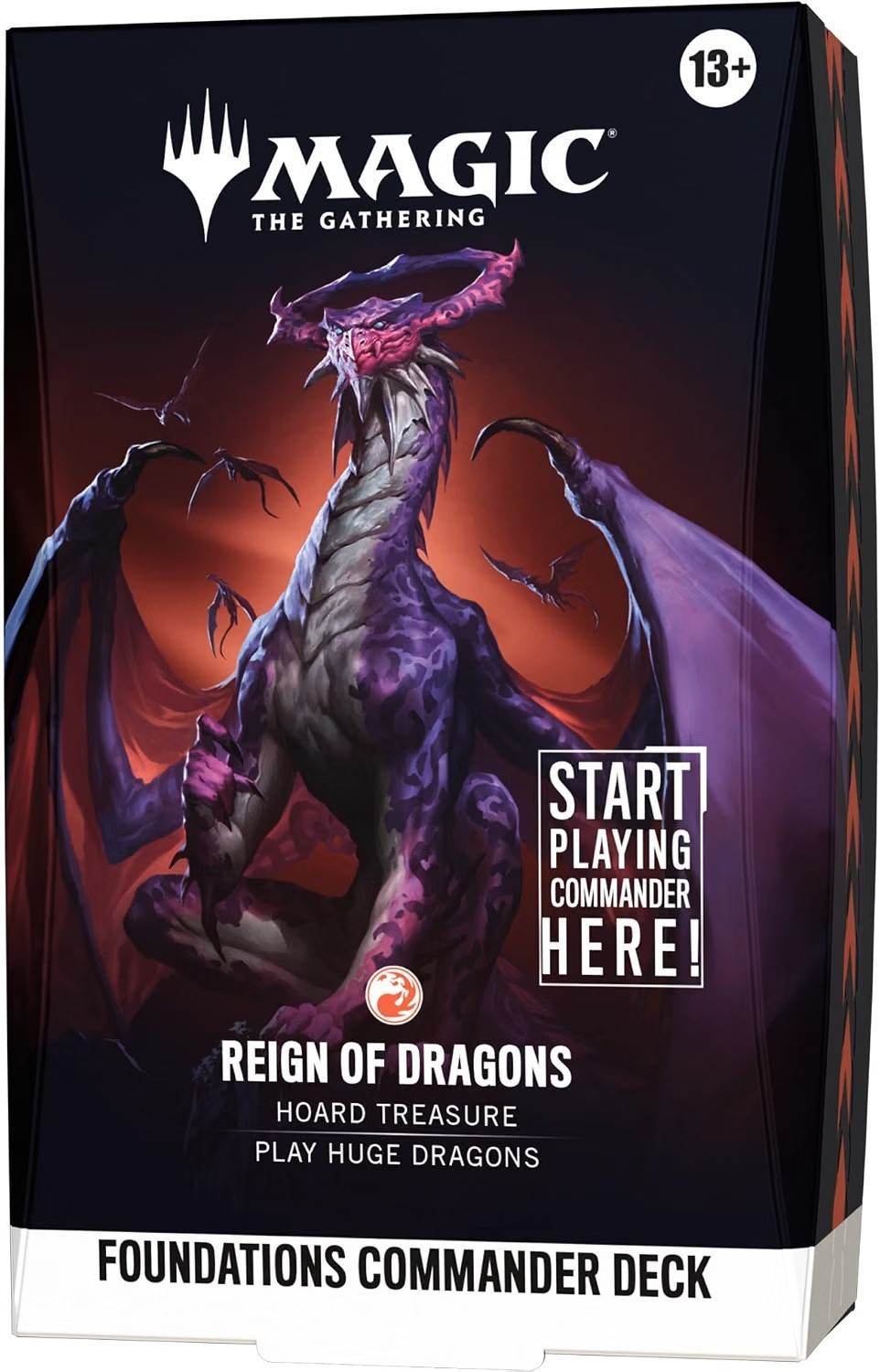 Magic The Gathering Foundations Commander Deck Reign of Dragons