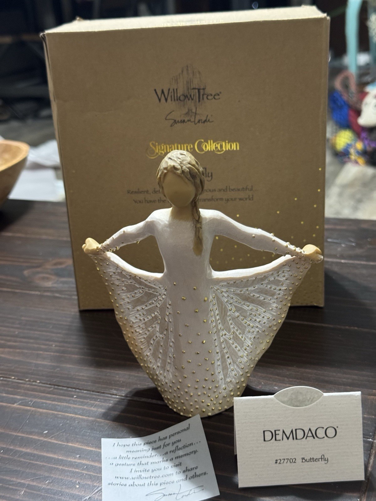 Demdaco Willow Tree Butterfly Signature Collection Figurine by Susan Lordi