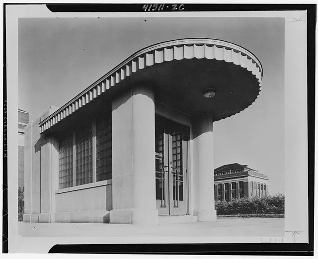 Photo:1940s Modernist Building Art Deco Streamline Architecture