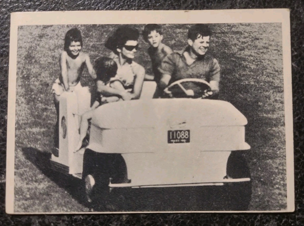 1964 The Story of John F. Kennedy JFK Topps Trading Card Number 54