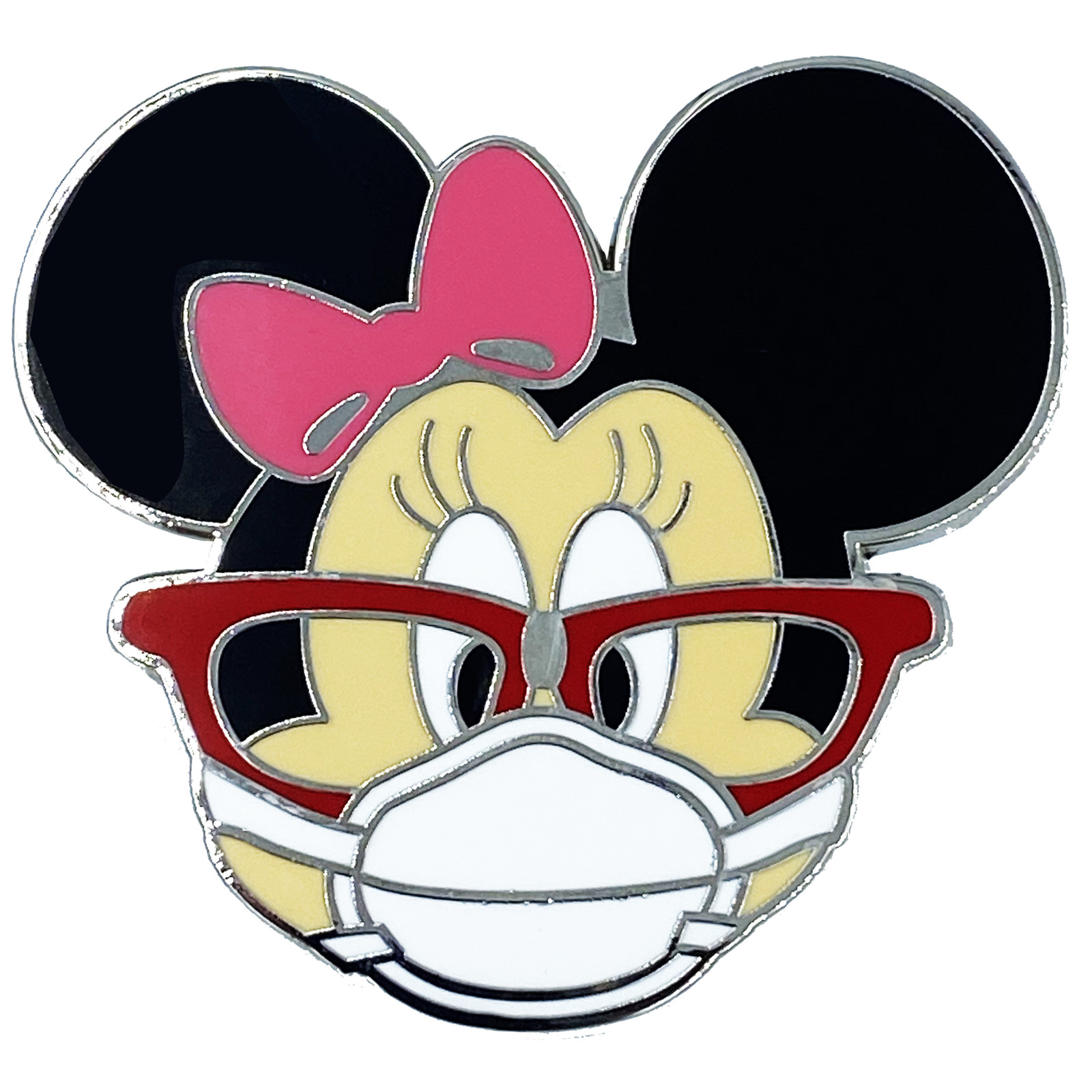 EE-012 Mouse Mask Pin inspired by Minnie nurse doctor pharmacist essential worke