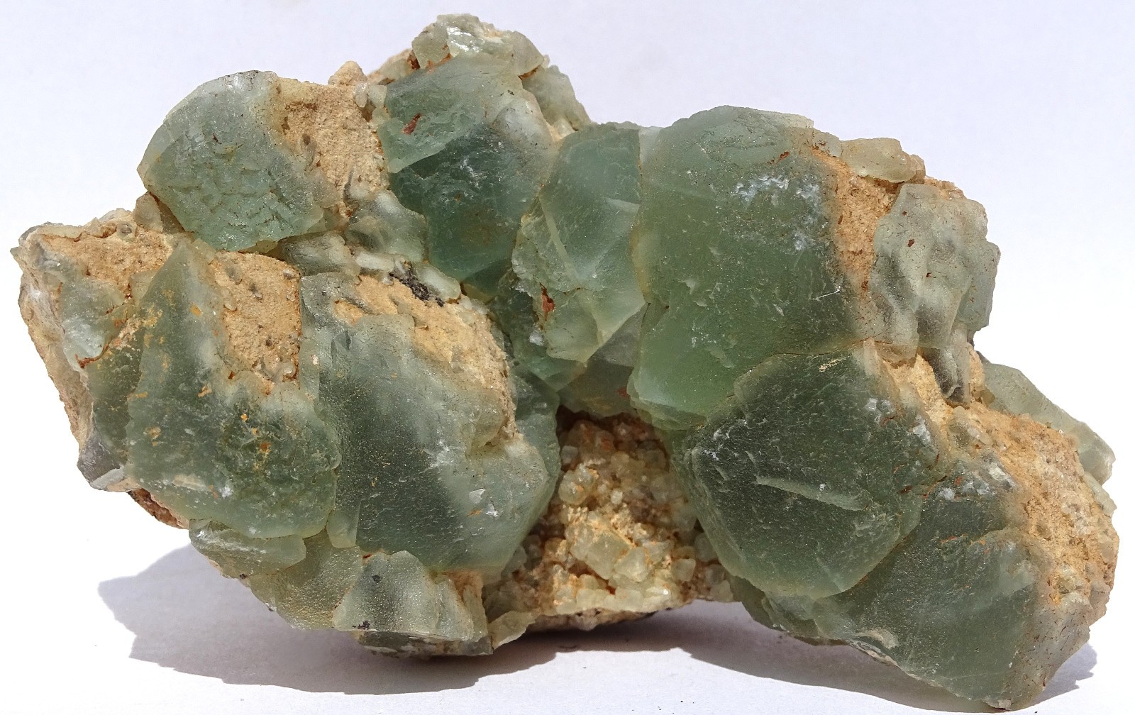 Fluorescent FLUORITE Xl Cluster--Felix mine, Azusa, California--Museum Benefit