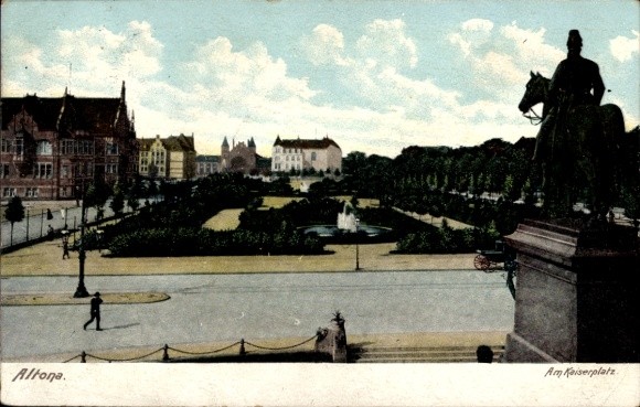 Postcard Hamburg Altona, am Kaiserplatz - 5061676