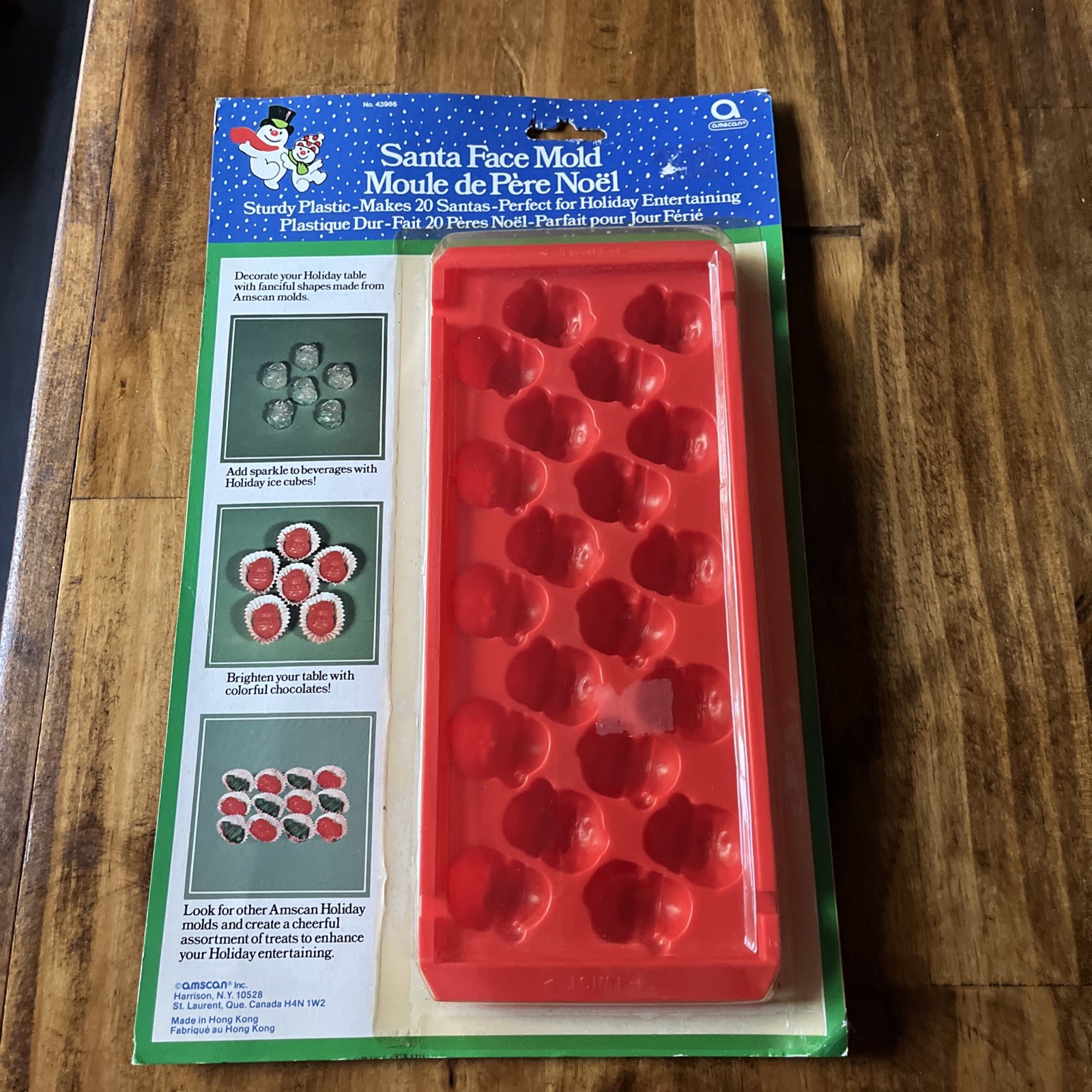 Vintage Santa Face Mold- Makes 20 Perfect Santa’s