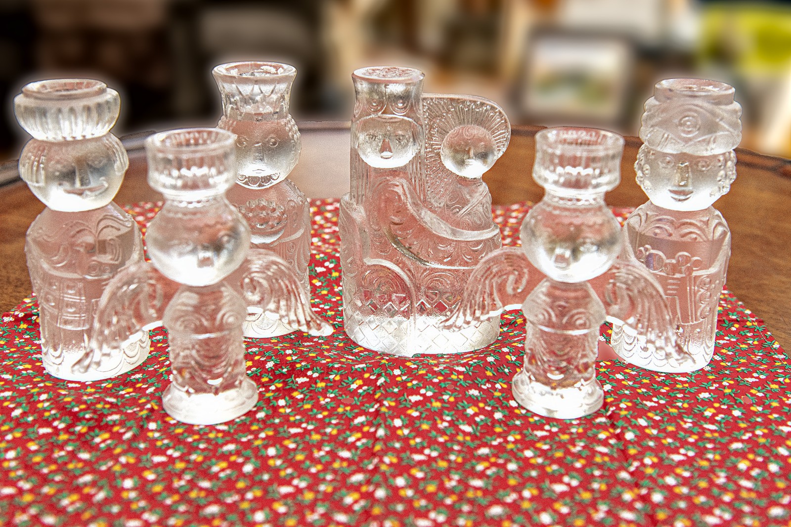 Vintage Rosenthal Studio • Bjørn Wiinblad Crystal Glass Nativity Set