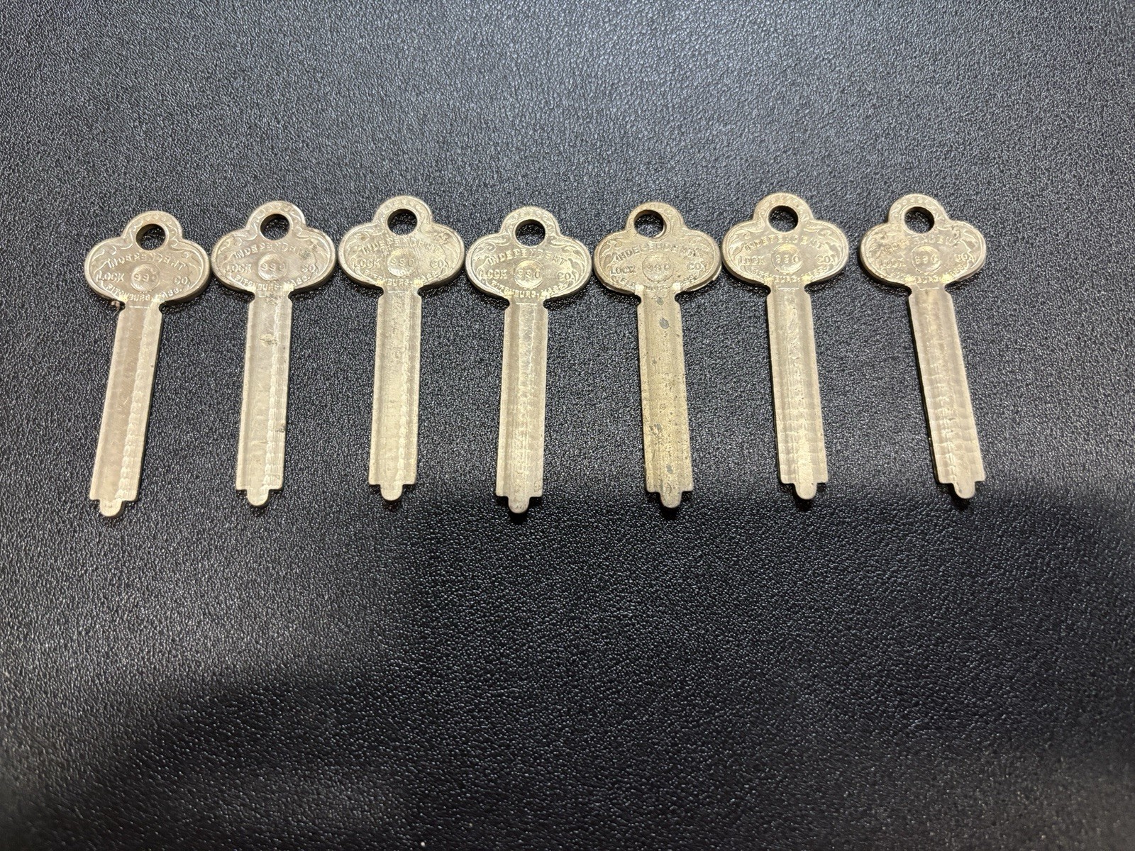 Vintage Independent Lock Co Key 990 Blanks Lot Of 7