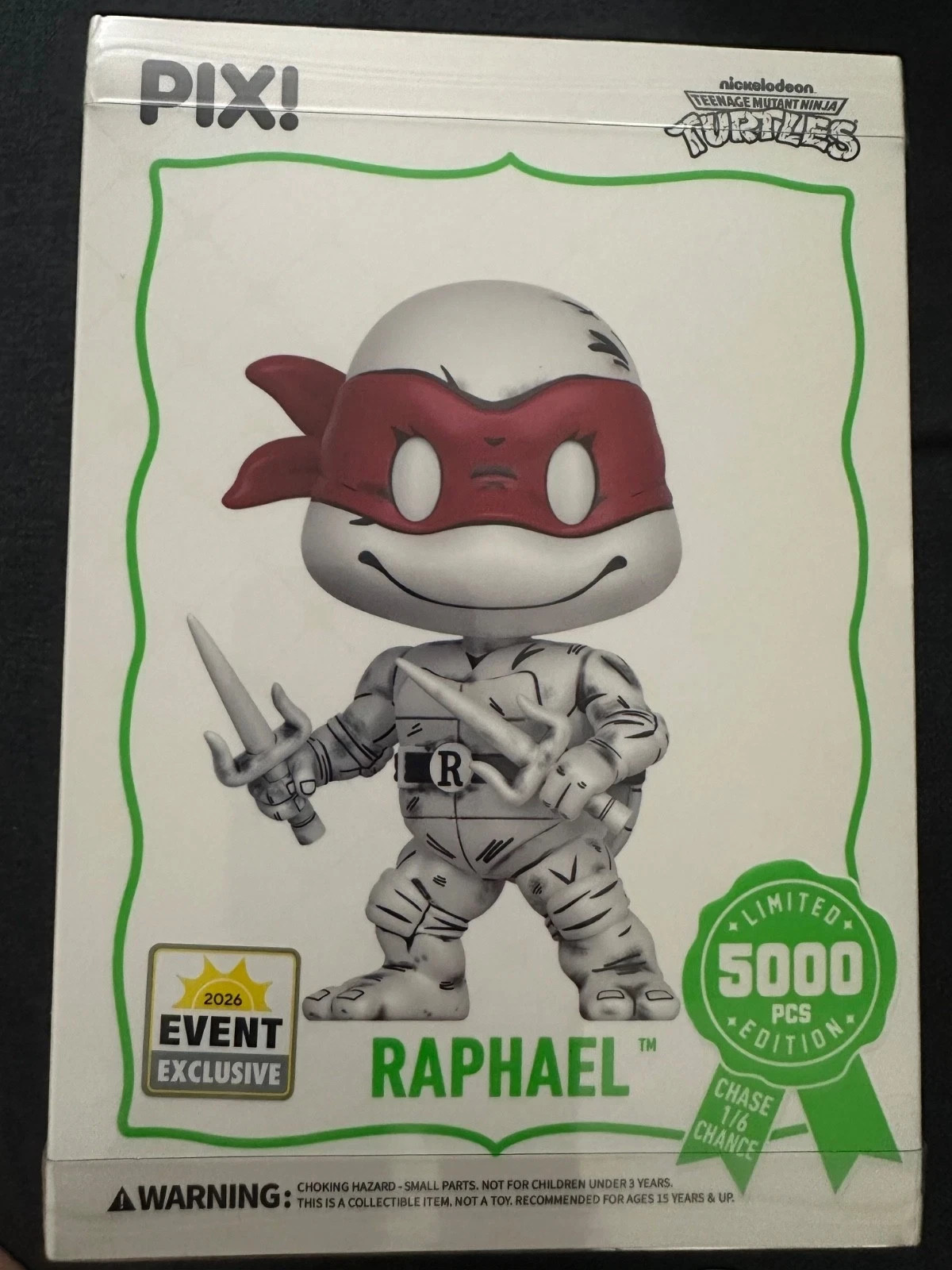 SDCC 2026 Exclusive SEALED Thrilljoy PIX TMNT RAPHAEL LE 5000 IN HAND VHTF NEW