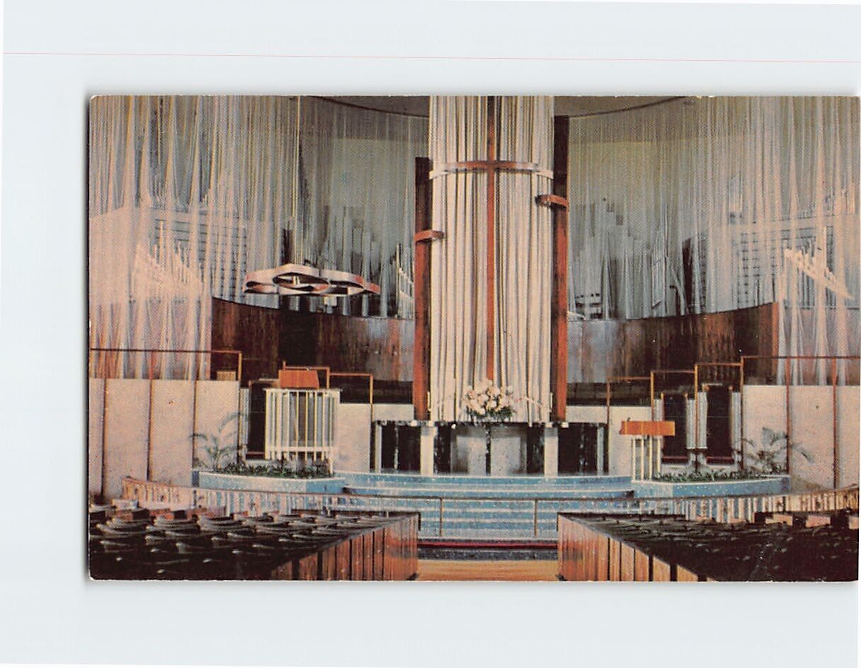 Postcard Interior View St. Luke's Methodist Church Oklahoma City Oklahoma USA