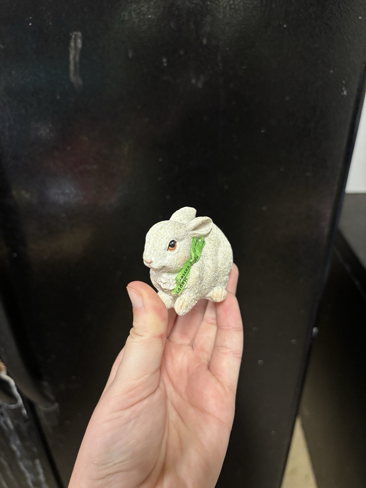Porcelain Easter Bunny Figure