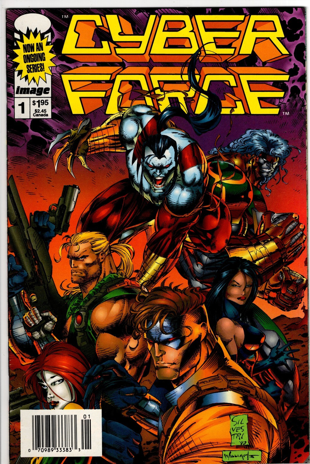 CYBERFORCE #1 (1993) Image Comics: Newsstand: VF