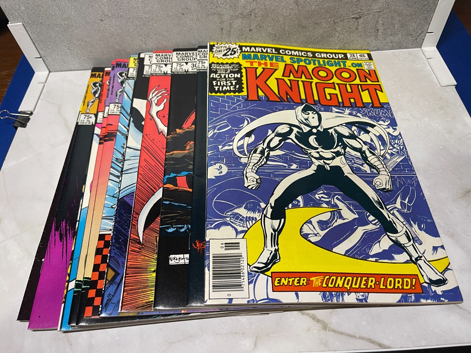 1983-84 Moon Knight (Marvel) #28 thru #38 complete run - high grade clean copies 1983-84 Moon Knight (Marvel) #28 thru #38 complete run - high grade clean copies