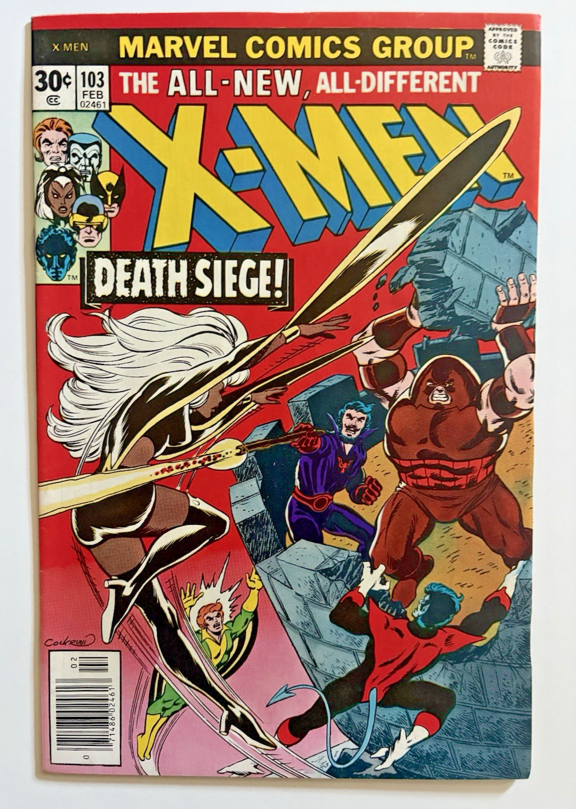 X-Men #103 Feb 1977 Juggernaut Black Tom Cassidy Bronze Age Marvel VF (8.0) X-Men #103 Feb 1977 Juggernaut Black Tom Cassidy Bronze Age Marvel VF (8.0)